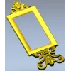 Baroque Rectangular Frame STL for CNC