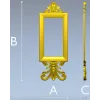 Baroque Rectangular Frame STL for CNC