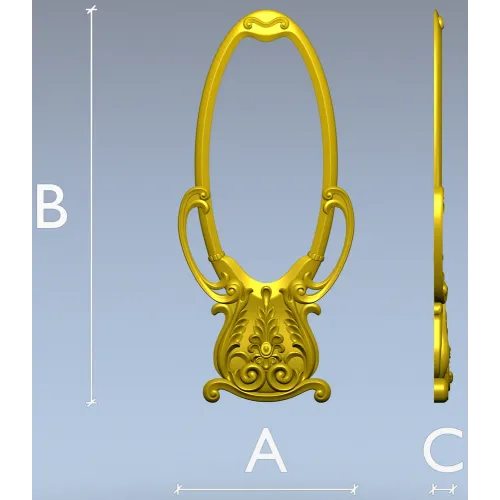 Рамка "Элегия" - stl модель для ЧПУ, 3D модель STL для фрезера