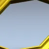 Октагональная резная рамка STL для ЧПУ - классический багет в 3D