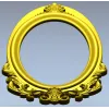 Овальная резная рамка в классическом стиле - STL для ЧПУ