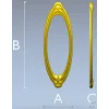 Овальная резная рамка - 3D модель STL для ЧПУ
