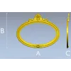 Овальная резная рамка STL для ЧПУ - декоративный картуш