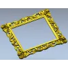 Барочная квадратная рамка - STL модель для ЧПУ