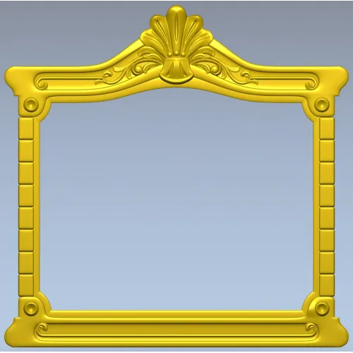 Regal Shell Ornate Frame - STL 3D model for CNC