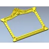 Regal Shell Ornate Frame - STL 3D model for CNC