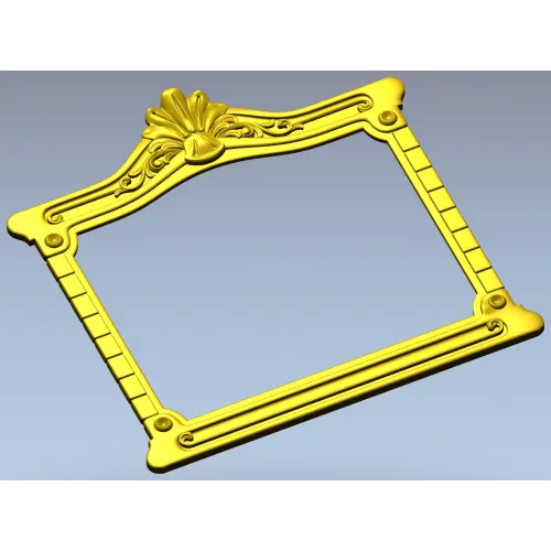 Regal Shell Ornate Frame - STL 3D model for CNC
