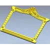 Regal Shell Ornate Frame - STL 3D model for CNC