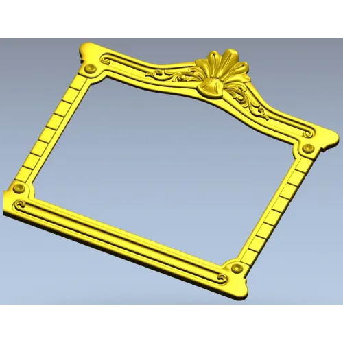 Regal Shell Ornate Frame - STL 3D model for CNC