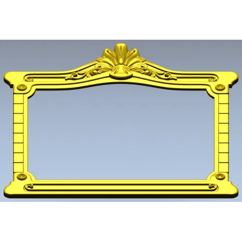 Regal Shell Ornate Frame - STL 3D model for CNC