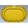 Овальная рамка с барочным орнаментом - 3D модель в формате STL для ЧПУ