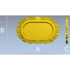 Овальная рамка с барочным орнаментом - 3D модель в формате STL для ЧПУ