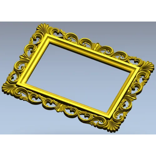 Рокайльная резная рама - 3D модель STL для ЧПУ