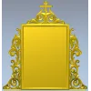 Ornate Orthodox Icon Frame STL for CNC milling
