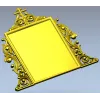 Ornate Orthodox Icon Frame STL for CNC milling