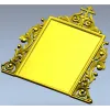 Ornate Orthodox Icon Frame STL for CNC milling