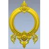 Ornate Round Frame STL for CNC