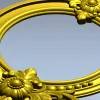 Ornate Round Frame STL for CNC
