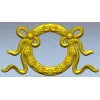 Ribbon Laurel Wreath STL for CNC