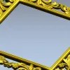 Ornate Acanthus Square Frame STL for CNC