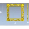 Ornate Acanthus Square Frame STL for CNC