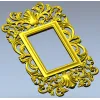 Ornate Rococo Acanthus Frame STL - 3D model for CNC