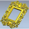 Ornate Rococo Acanthus Frame STL - 3D model for CNC