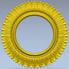 Рамка "Солнечный акант" - 3D модель STL для ЧПУ