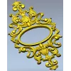 Baroque Oval Cartouche STL