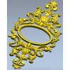 Baroque Oval Cartouche STL