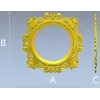 Рокайльная круглая рамка - 3D модель STL для ЧПУ