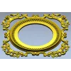 Baroque Round-in-Square Frame STL for CNC