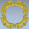 Aurelia Baroque Frame STL 3D model for CNC