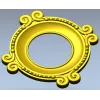 Ornate Round Frame STL for CNC