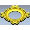 Ornate Round Frame STL for CNC
