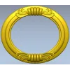 Овальная рамка с барочными узлами - STL для ЧПУ