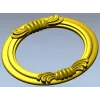 Овальная рамка с барочными узлами - STL для ЧПУ