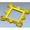 Ornate Acanthus Square Frame - STL 3D Model for CNC