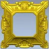 Рамка "Ракушка" - 3D модель STL для ЧПУ, декоративный багет