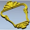 Рамка Жемчужная Ракушка - 3D модель STL для ЧПУ