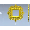 Резная рамка в стиле рококо - 3D модель STL для ЧПУ