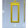 Ornamental Rectangular Frame STL - 3D model for CNC milling