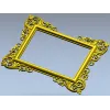 Baroque Corner Frame STL - 3D Model for CNC Router
