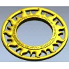 Solar Flame Ring - round decorative frame STL for CNC