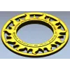 Solar Flame Ring - round decorative frame STL for CNC