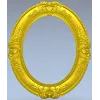 Овальная барочная рамка в формате STL для ЧПУ