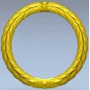 Laurel Wreath Frame STL for CNC Carving