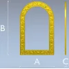 Grapevine Arched Frame STL