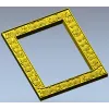 Рамка с виноградным орнаментом - 3D модель STL для ЧПУ