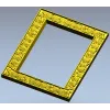 Рамка с виноградным орнаментом - 3D модель STL для ЧПУ